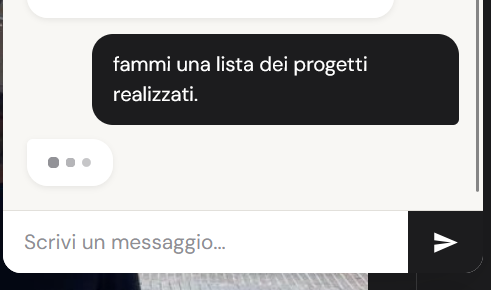 chatbot addestrato alle esigenze del cliente